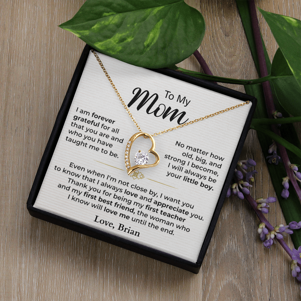 Dear Mom - Forever Heart Love Gift Set With PERSONALIZATION OPTION