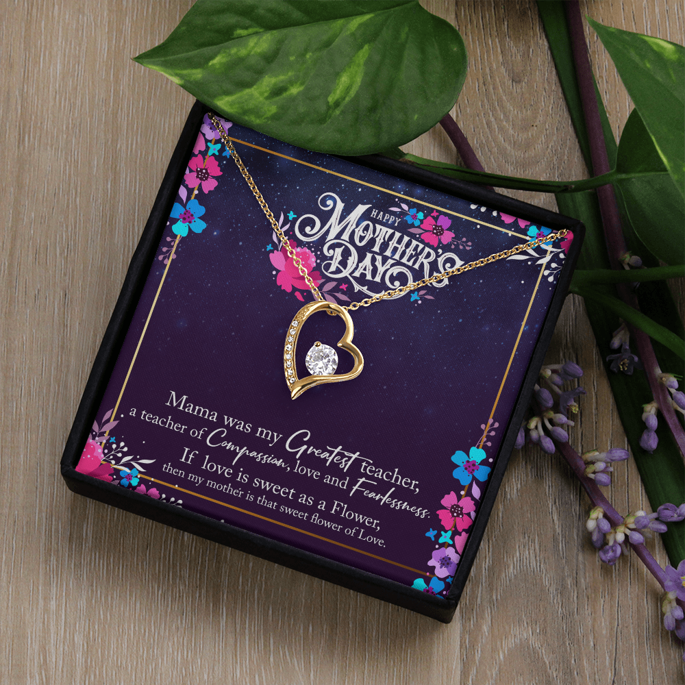 Forever Love Necklace — Mama My Greatest Teacher — Mother's Day Jewelry Gift Set