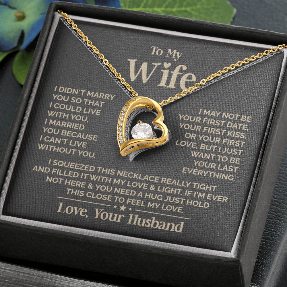 To My Wife - Heart Necklace