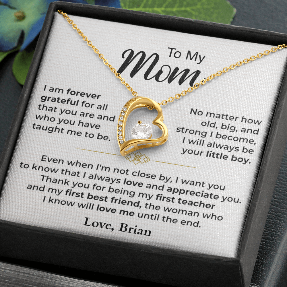 Dear Mom - Forever Heart Love Gift Set With PERSONALIZATION OPTION
