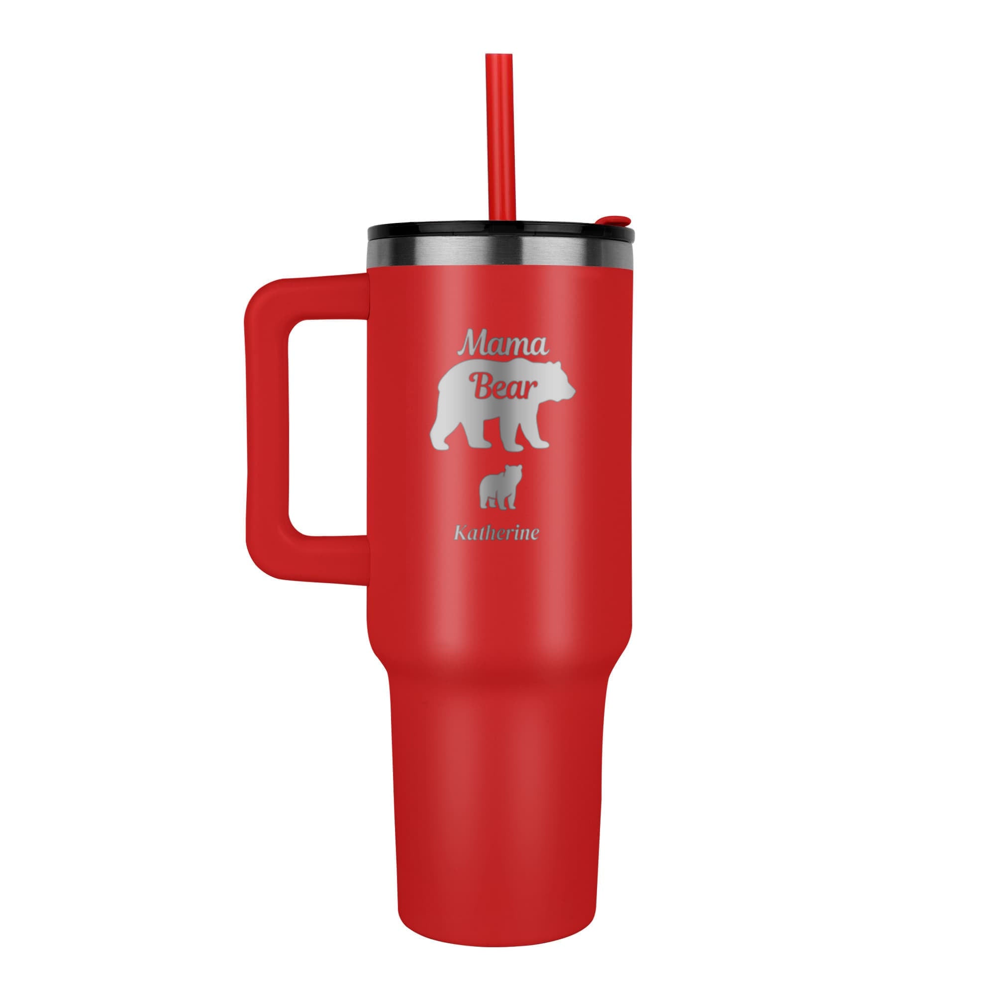 Mama Bear Pinnacle 40oz Tumbler - Laser engraved Mom/Mother's Day Gift