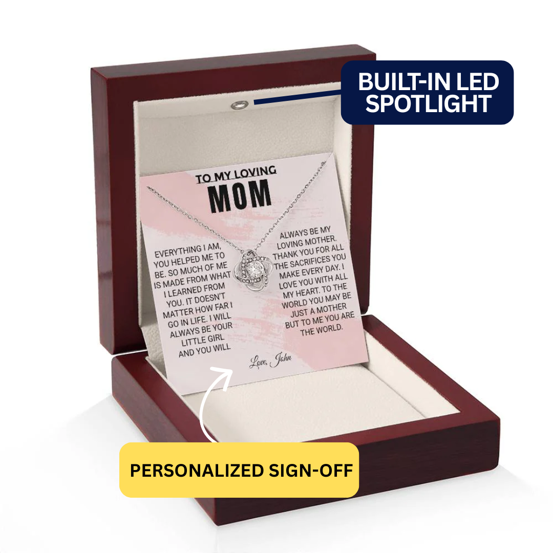For Mom - Forever Love Gift with Personalized SIGN-OFF