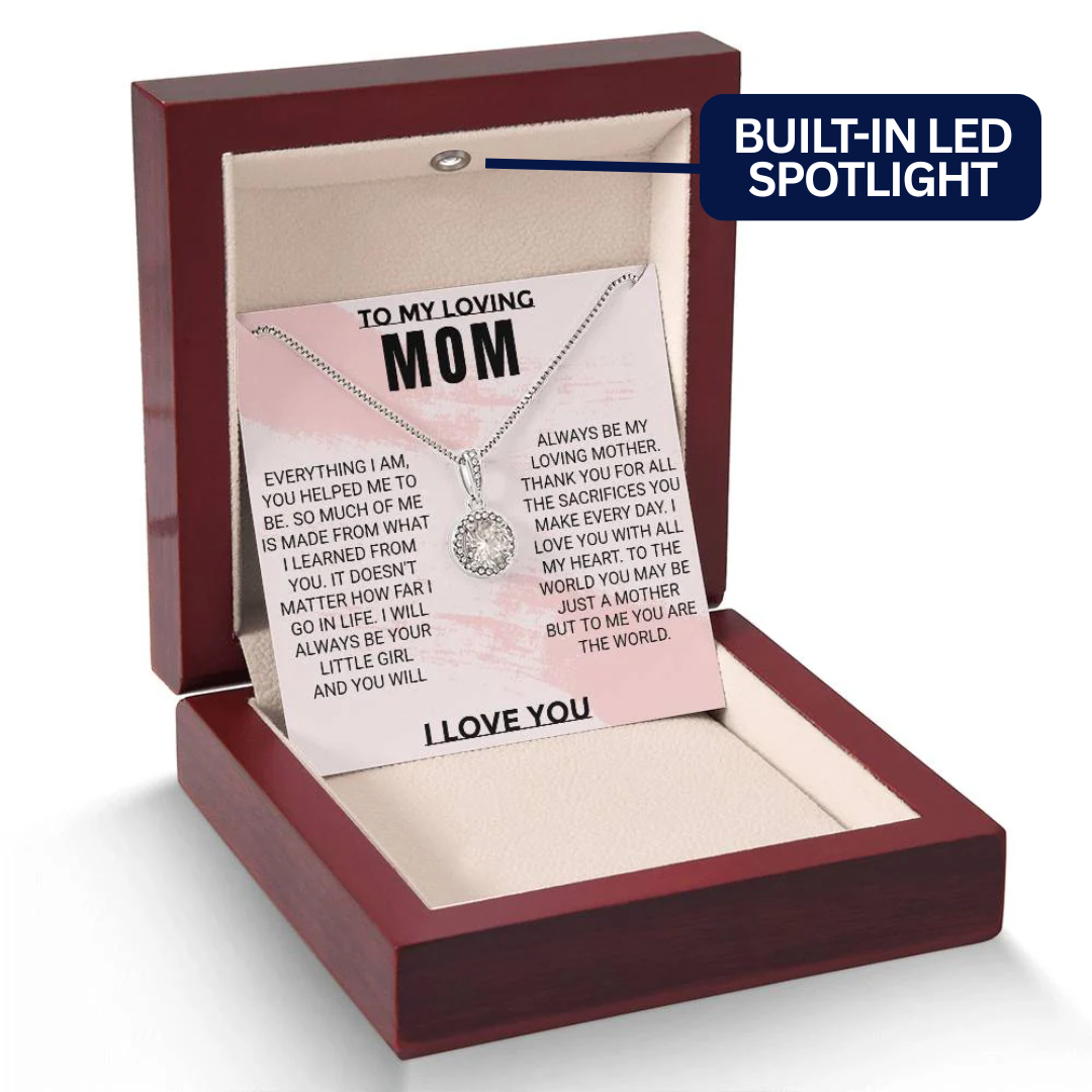 To My Loving Mom - Cushion Star Necklace